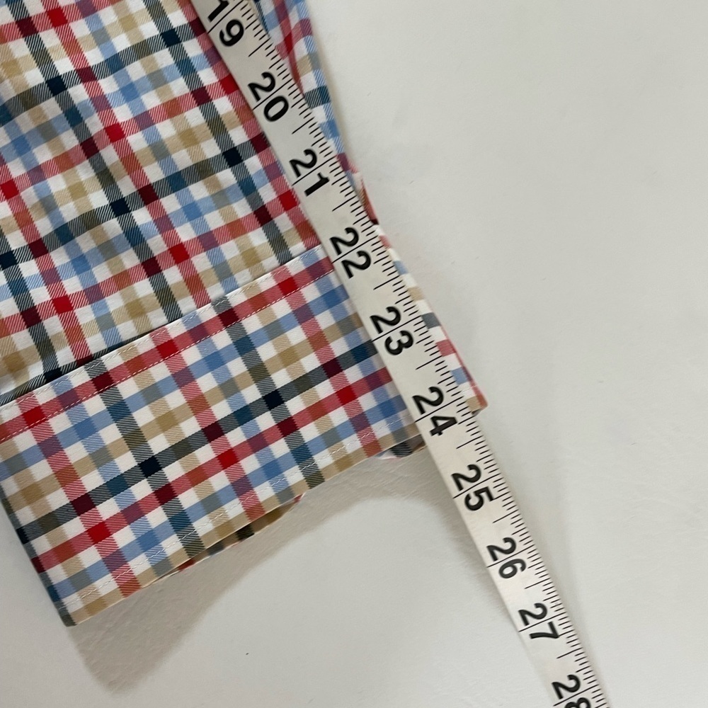 Duluth Trading Co Men's Medium Button Up Long Sleeve Shirt Multicolor Check - Picture 9 of 13